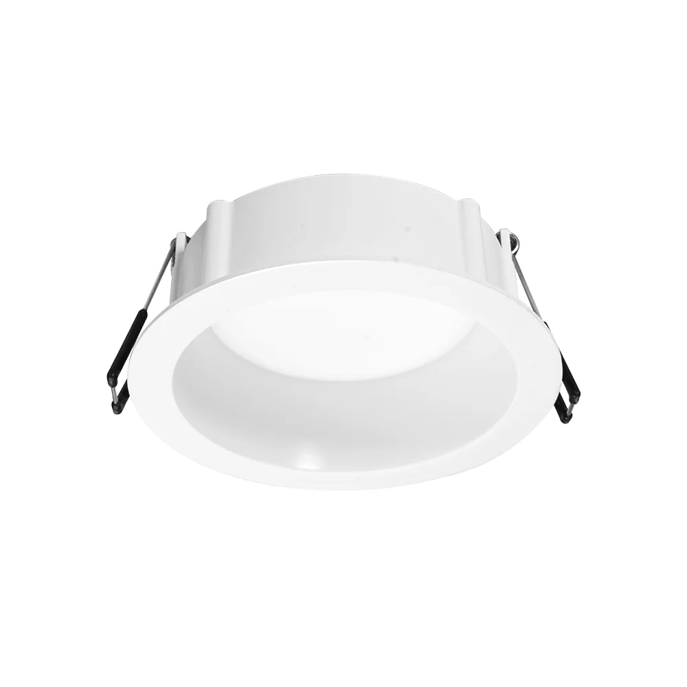 Lotus LED Lights LE4RR, 4" Round Deep Regressed Eco LED, 11W, Dim To Warm, 3000K-2000K, White Trim