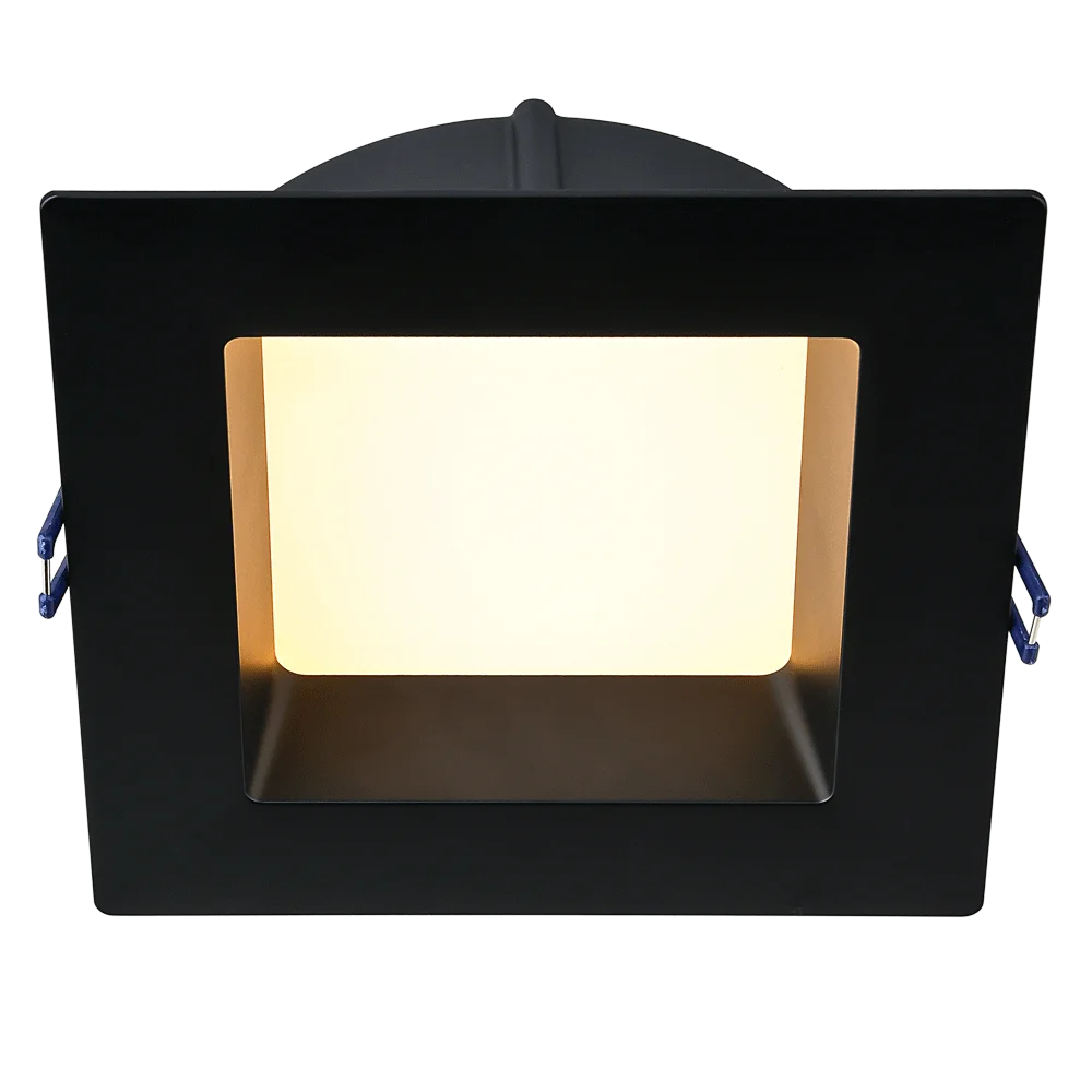 Lotus LED Lights LE6SR Series, 6" Square Deep Regressed LED, 5CCT Selectable, 14.5W, White or Black Trim - view 2