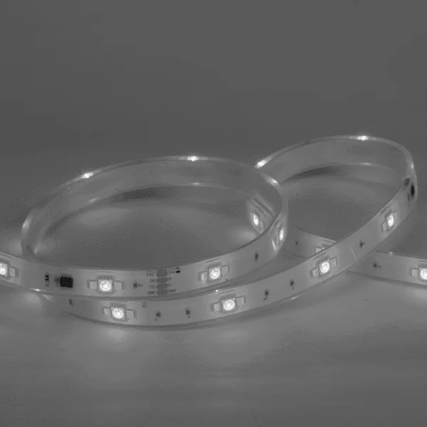 Lotus LED Lights RGBTW LED Strip, 5050 RGB + 2835 Warm & Cool White, 72 Pixels, 24V, 10mm, SPI Control, IP65, 33ft