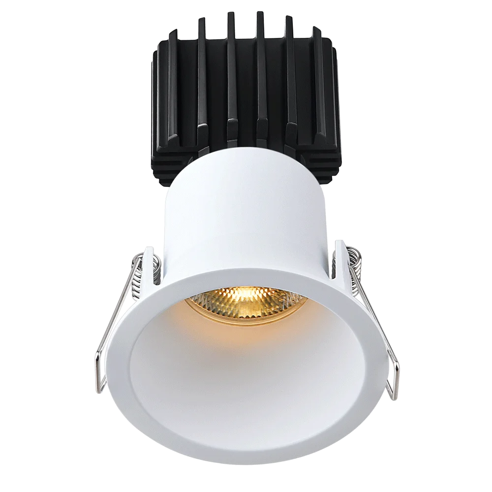 Lotus Tangra 3" Fixed Round Deep Regressed Thin Trim, Dim to Warm 3000K-1800K, CRI95