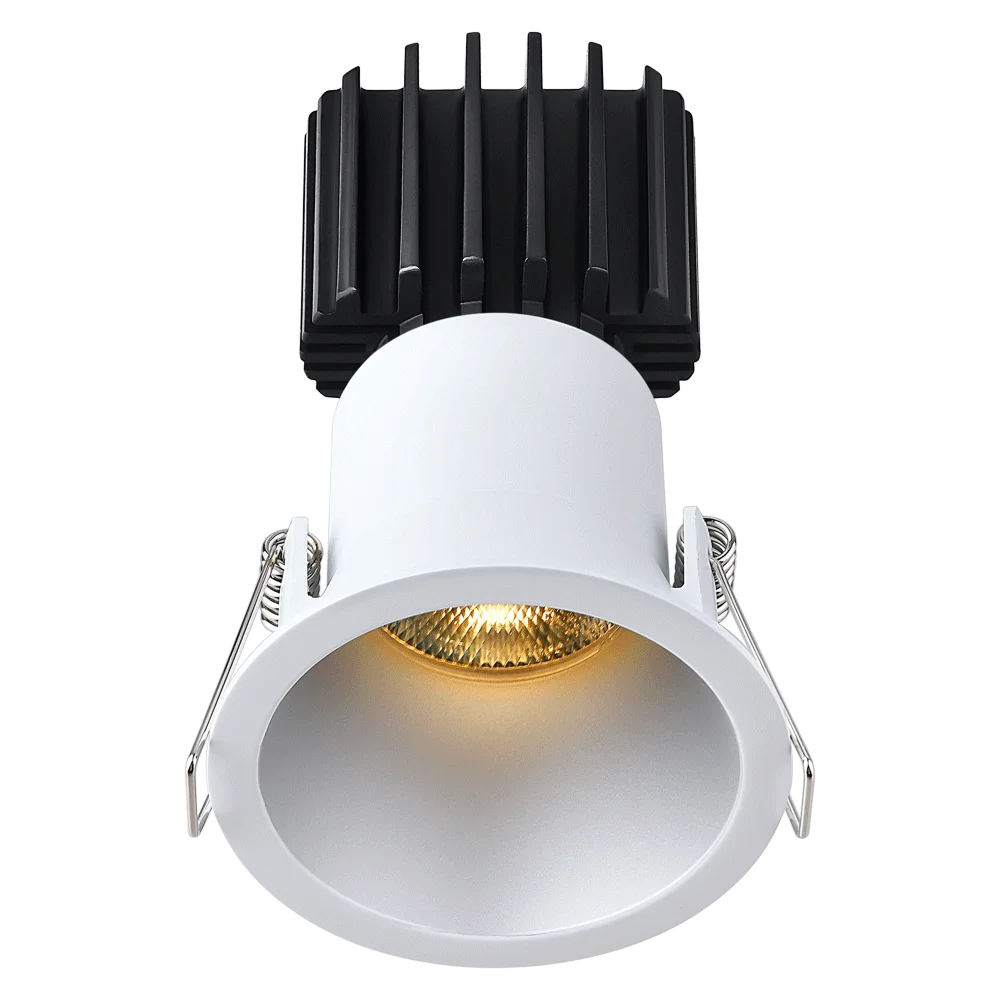 Lotus Tangra 3" Fixed Round Deep Regressed Thin Trim, Dim to Warm 3000K-1800K, CRI95 - view 2