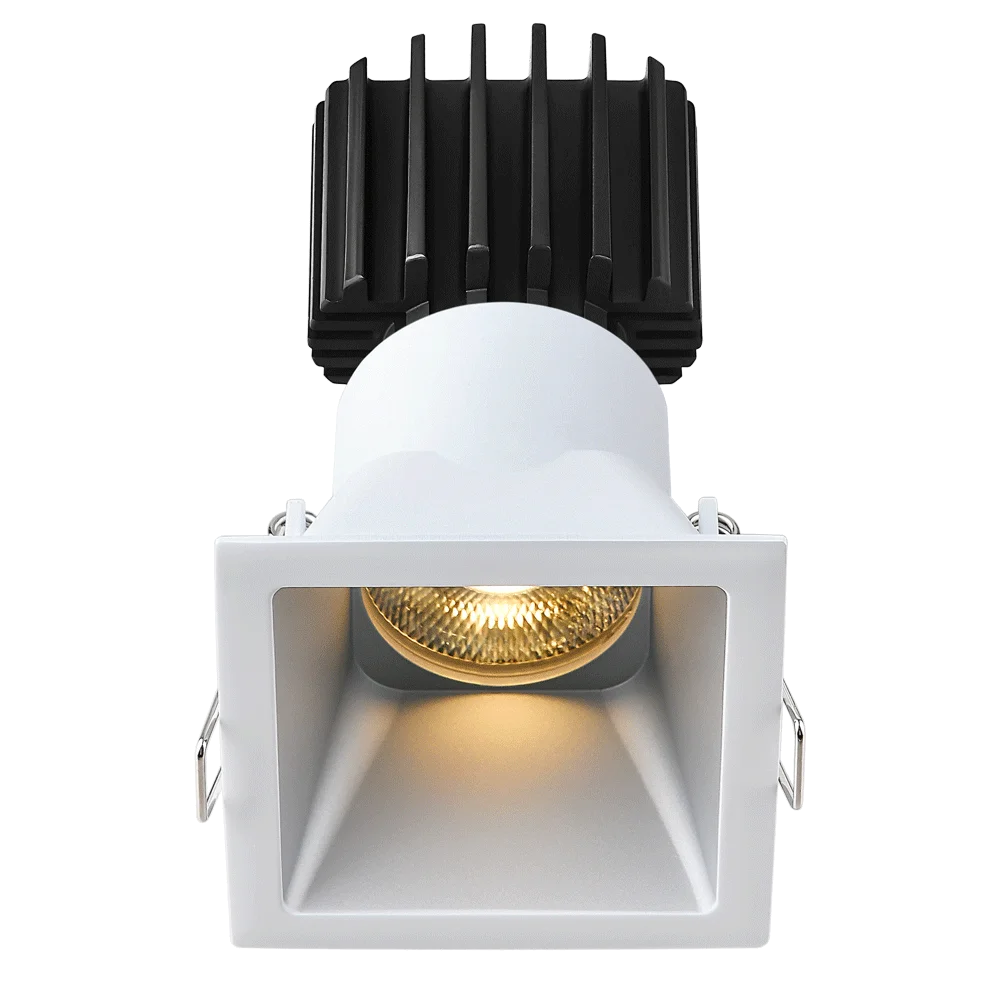 Lotus Tangra 3" Fixed Square Deep Regressed Thin Trim, Dim to Warm 3000K-1800K, CRI95 - view 2