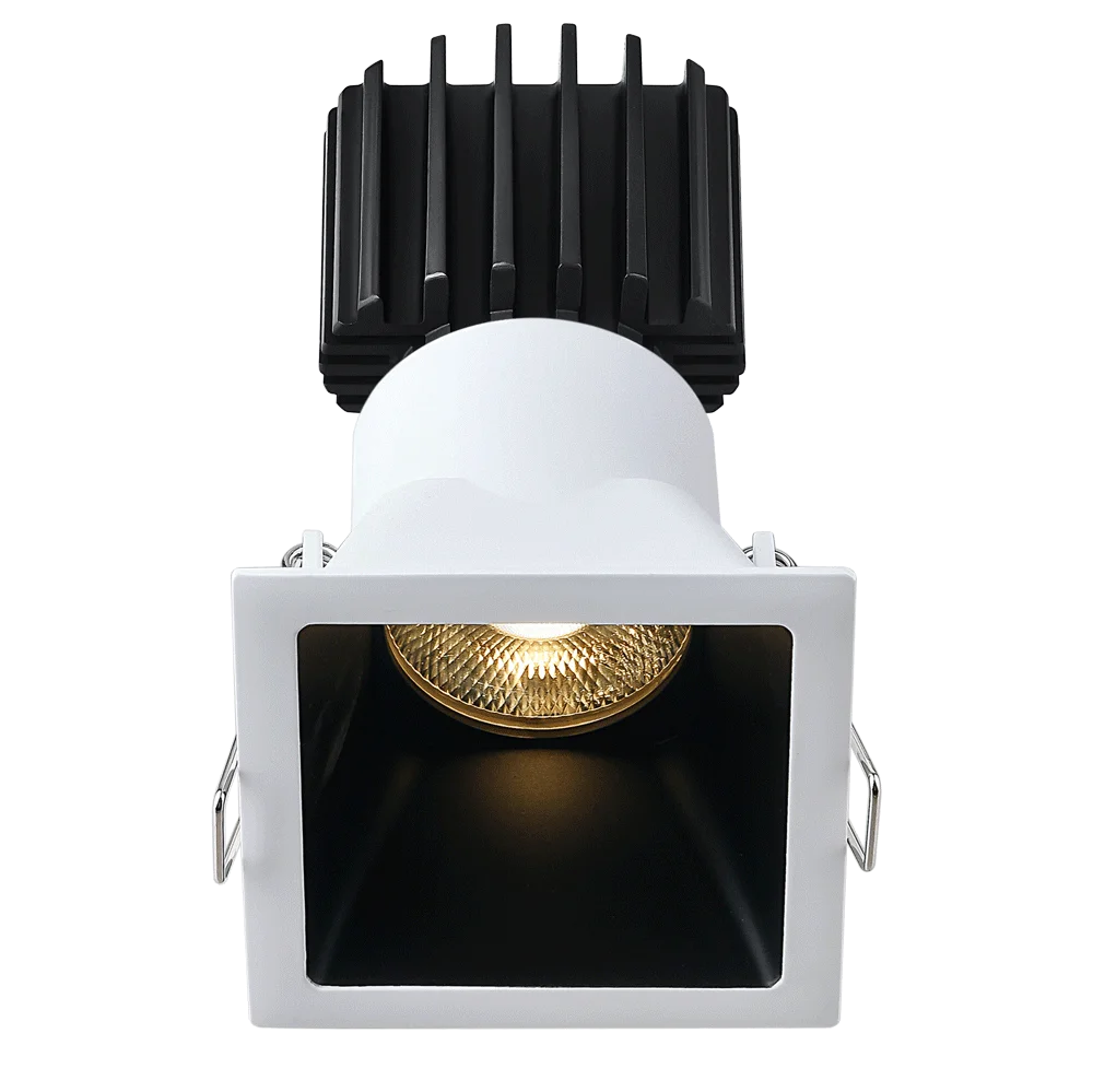 Lotus Tangra 3" Fixed Square Deep Regressed Thin Trim, Dim to Warm 3000K-1800K, CRI95 - view 3