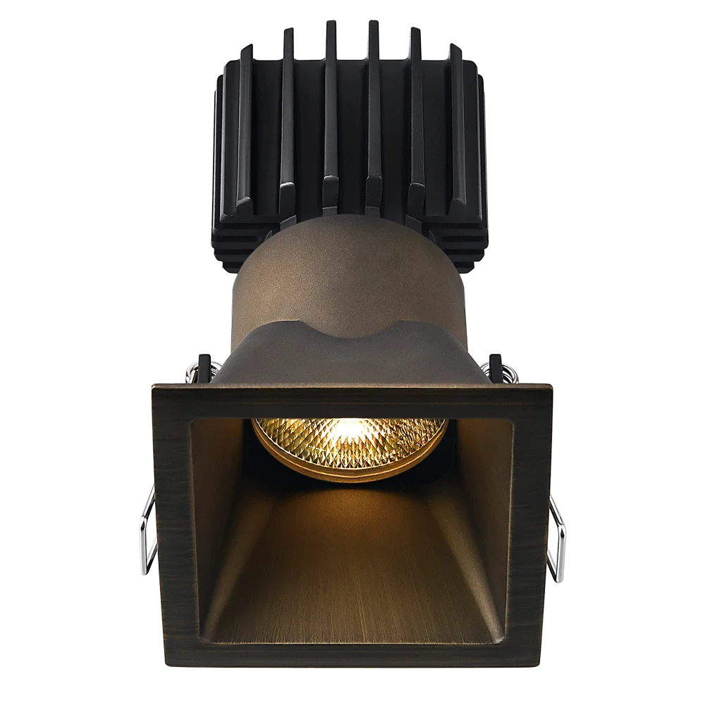 Lotus Tangra 3" Fixed Square Deep Regressed Thin Trim, Dim to Warm 3000K-1800K, CRI95 - view 5