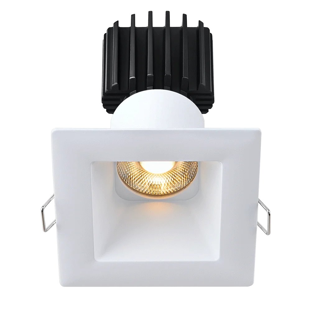 Lotus Tangra 3" Fixed Square Deep Regressed Wide Trim, 3000K, CRI95