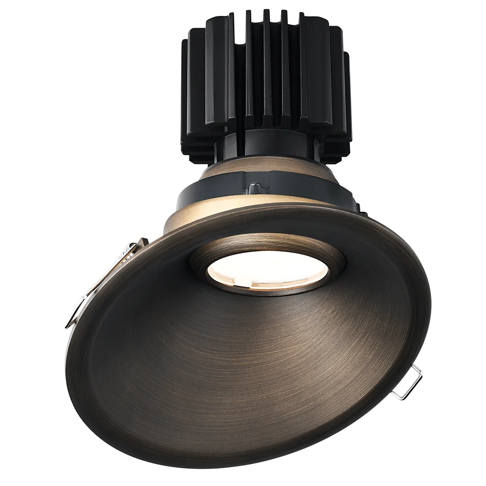 Lotus LED Lights Tangra 4" Gimbal Round Sloped Thin Trim, 3000K, CRI95 - view 3