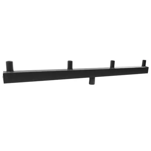 Low Profile Bullhorn, 4 Tenons Inline, Steel, Black Oxide Finish