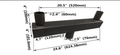 WSD LED Inc. Low Profile Bullhorn with 2 Tenons