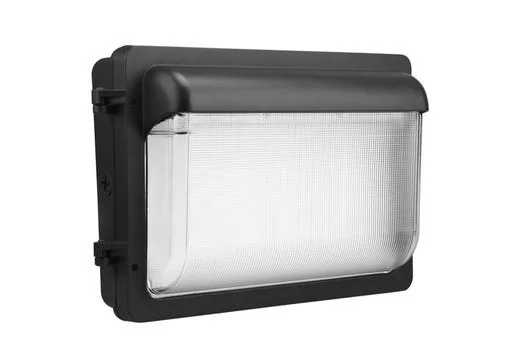 Low Profile LED Wall Pack, High Lumens Selectable, Bronze - view 2