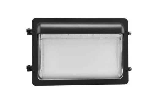 Low Profile LED Wall Pack, High Lumens Selectable, Bronze - view 4