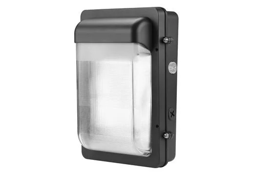 Low Profile LED Wall Pack, Lumen Selectable, Color Selectable, Photocell-Enable/Disable, Bronze