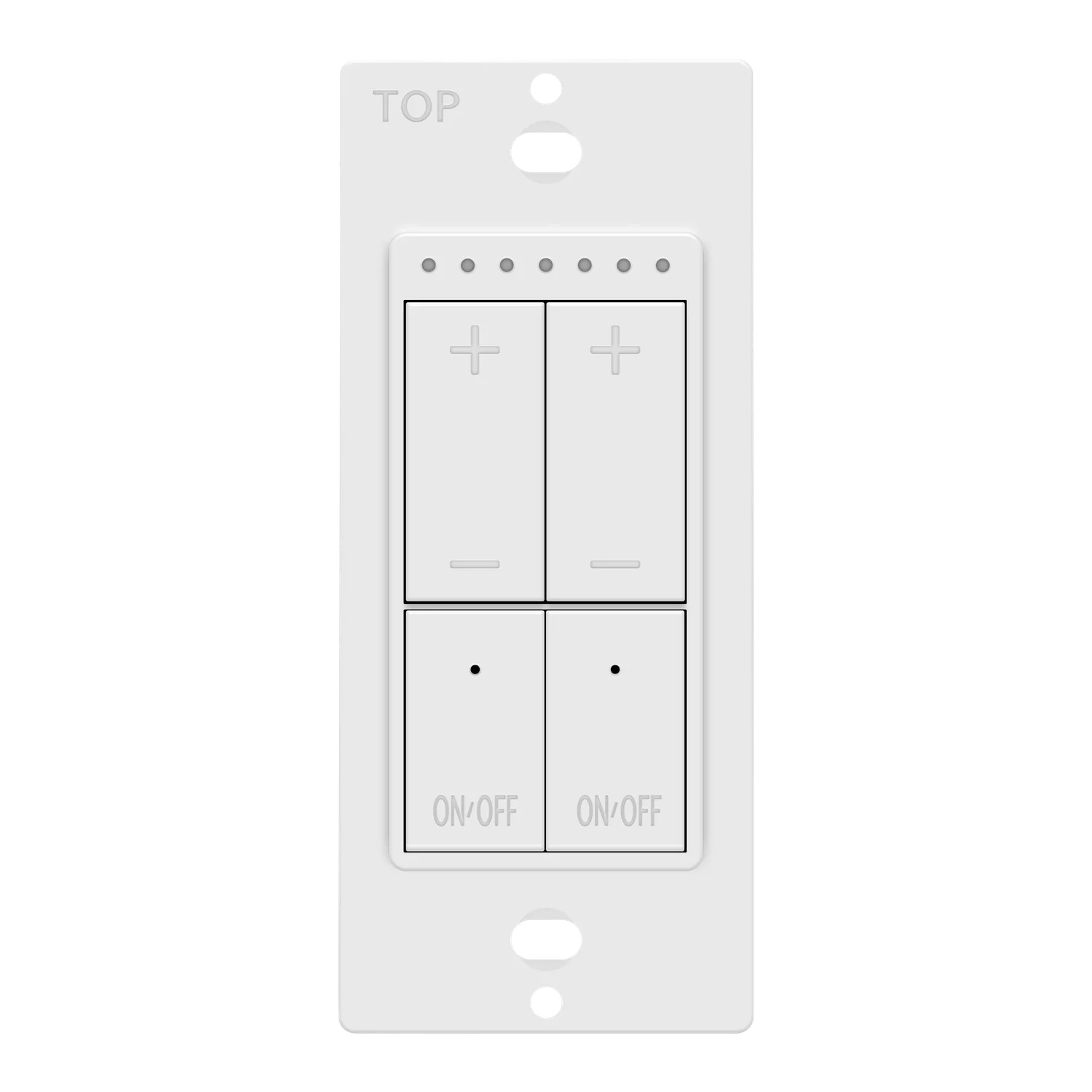 Low Voltage Dual Dimmer Switch, 24VDC, 0-10V Dimmable