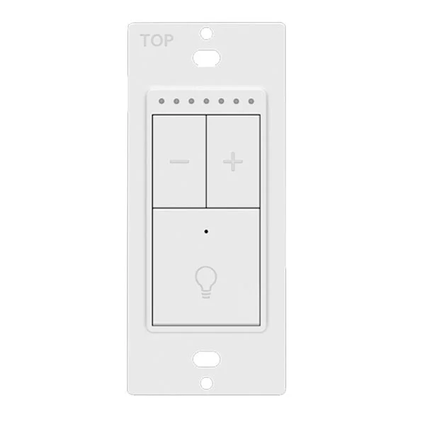 Low Voltage LED Dimmer Switch, Single Load with LED Control, White