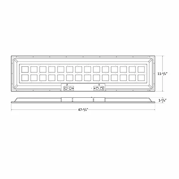 LPNG Series 1X4 LED Backlit 40 W Panel Light - view 3