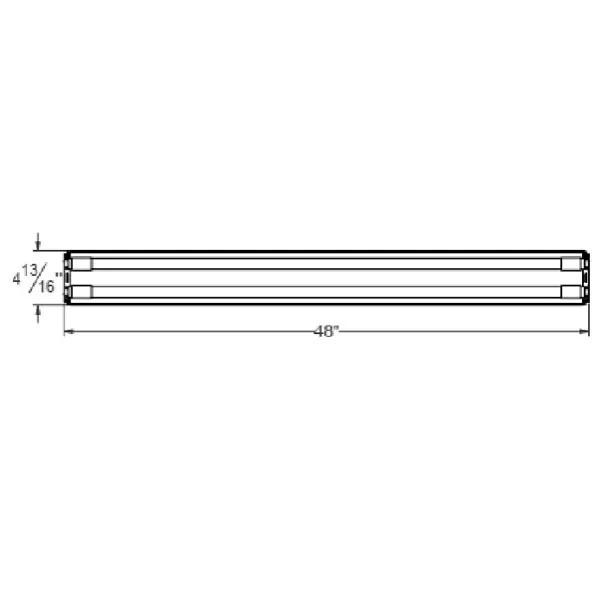 LSL Series 4 Foot 2 Lamp 18 W LED T8 Lamp Strip Light, Pack of 6 - view 2