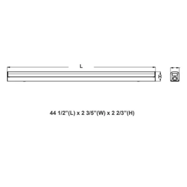 LSS Series 4Ft. Inch LED Strip Light High Lumen, 29W-46W CCT Adjustable - view 2