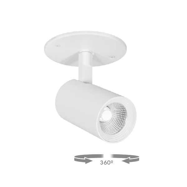 Lum-Tech Lighting CM-LT562S, Canopy Mounted, 2 ½"Ø, 12W, 120V, Selectable Beam Angle (15º|24º|40º), Selectable CCT (2...