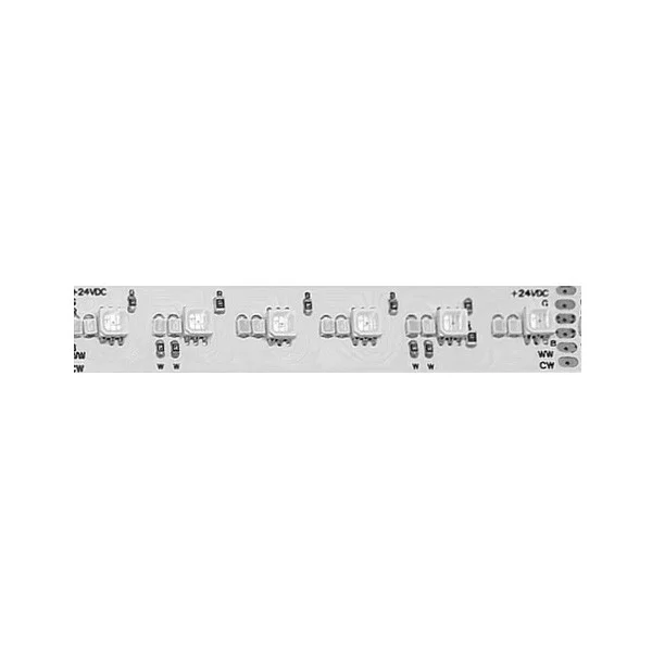 Lum-Tech Lighting Taperite RGB Tape Light, SMD3535/SMD2216, 96/23, RGB+WW, IP20, 24V, 5M Reel, 12mm Width, 7W/ft, 115...