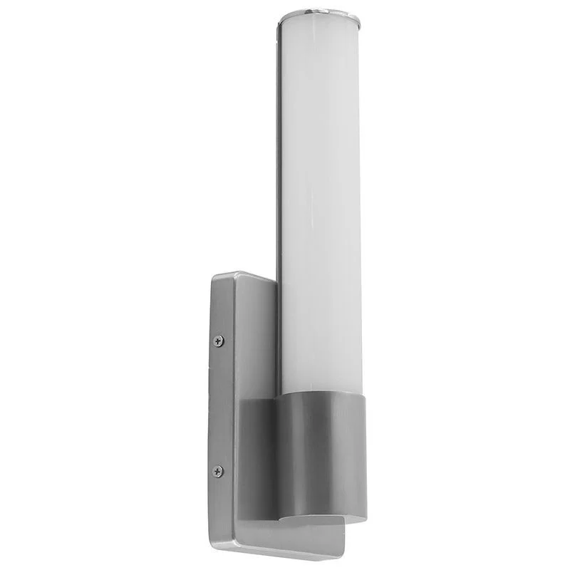 LVD Architectural LED Multi Color-Temperature Vanity Light with Tube PC, Brushed Nickel, 16W, Multi-...