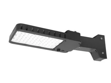 MaxLite AR Series LED Slim Area Light, 60W, 120-277V, Type IV, 3000K|4000K|5000K, Bronze, Adjustable Wall Mount, Cont...