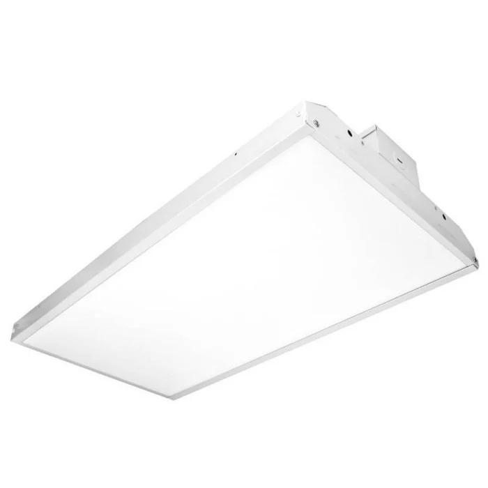 MaxLite BLHE Economic Linear High Bay Gen 3, 170W, 120-277V, Frosted Lens, 4000K, 10' 3-Wire Cord with 5-15P Plug