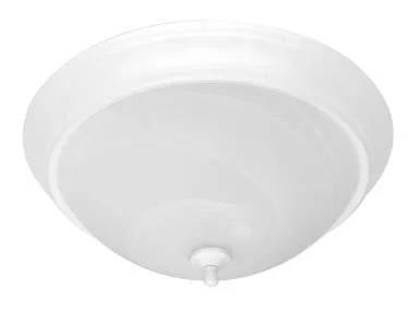 MaxLite LED Flush Mount Ceiling Fixture, Large, Traditional Style, White Finish, 120V, Triac Dimming, 3000K, 80 CRI