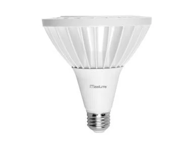 MaxLite LED High Output PAR38 Lamp, 27W, Wet Rated, Dimmable, 4000K, Narrow Flood 25°