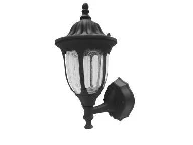 MaxLite ML4 Series Outdoor Lantern, Coach Style, 10W, Black Finish, 2700K, 80 CRI, Dusk to Dawn Photocell, 120V
