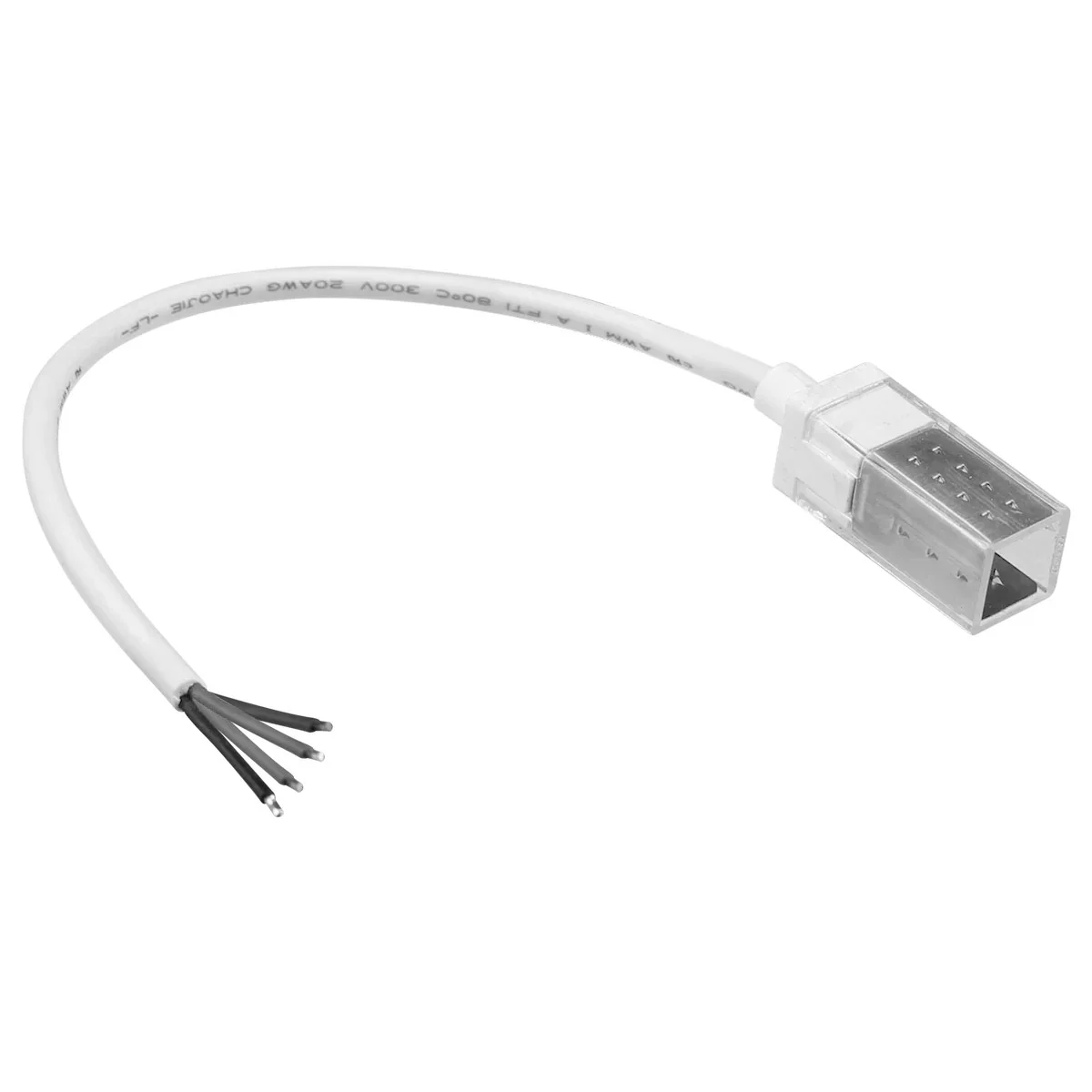 Microlux RGB 6in Power Feed, 24V DC Power Connection Cord