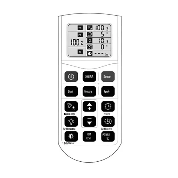 Microwave and Flat Panel PIR and Microwave Motion Control Sensor Remote, LHB-MS-RC
