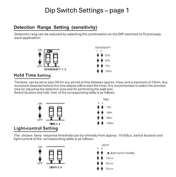Microwave Motion Sensor, Internal Mount - view 2