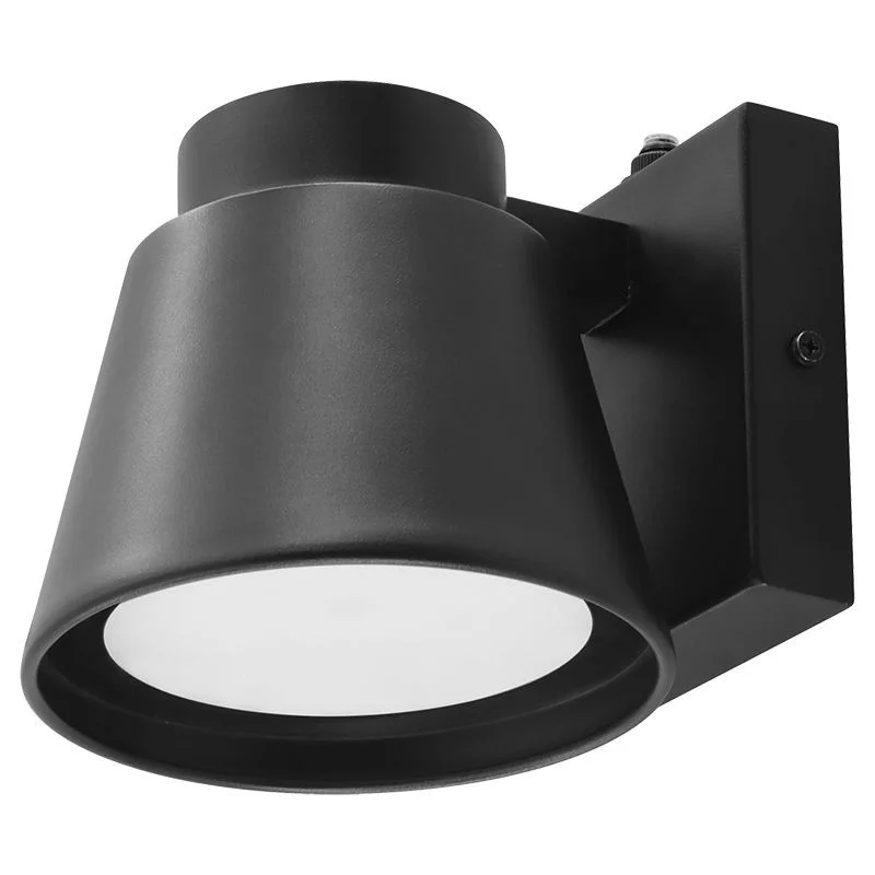 Mini Cone Outdoor Wall Light 10W 5CCT Dim. With Photocell, Bronze
