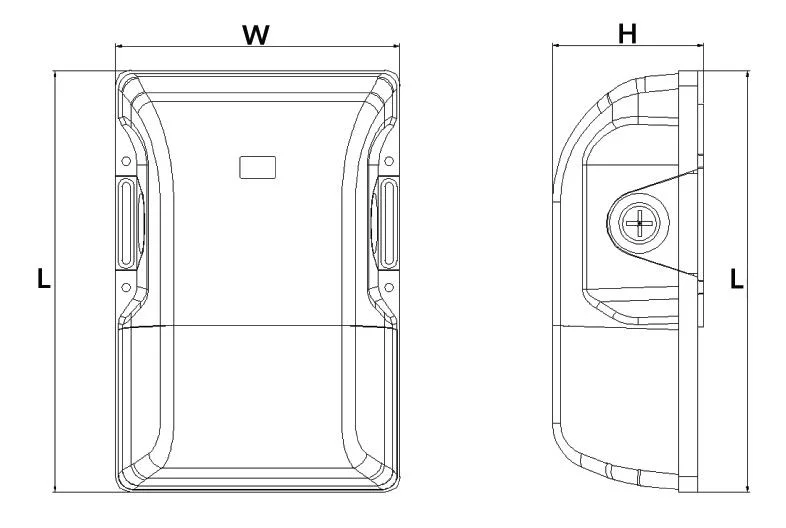 Mini Wallpack Adj. 15-30W Adj. CCT 30/40/50K, Photocell And Em, White - view 2