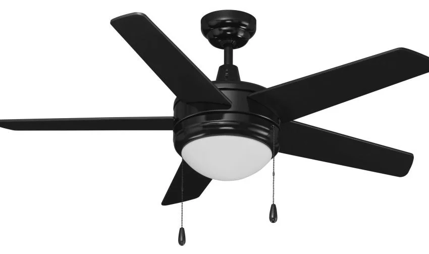 Mirage II 5-Blade Ceiling Fan with Integrated LED Light Kit, 44" Sweep, 16W, 120V, 3000K, 90 CRI, Dimmable - view 3