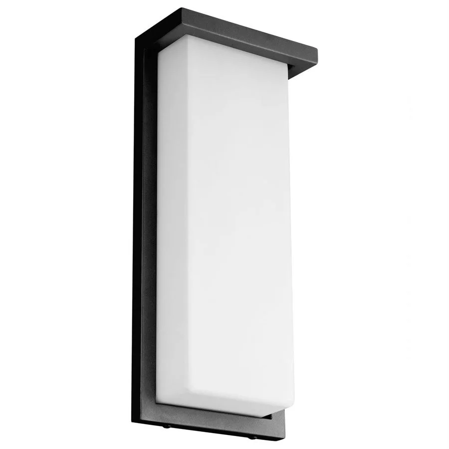 Modern LED Wall Sconce, 14", 20W, 1100 lumens, 3000K|4000K|5000K, Oil Rubbed Bronze, Acrylic Lens, 100-277V, Non-Dimming
