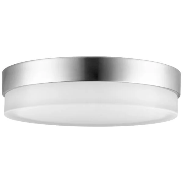 Modern Round Flush Mount Ceiling Light Fixture, 20 Watts, Color Selectable 27K/30K/35K/40K/50K, 1000 Lumens, Brushed ...