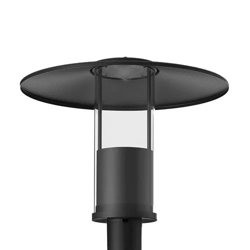 Modern Top-Hat Post-Top Area Light w/ Indirect Light Source, 12W-40W Power and CCT Adjustable - view 4