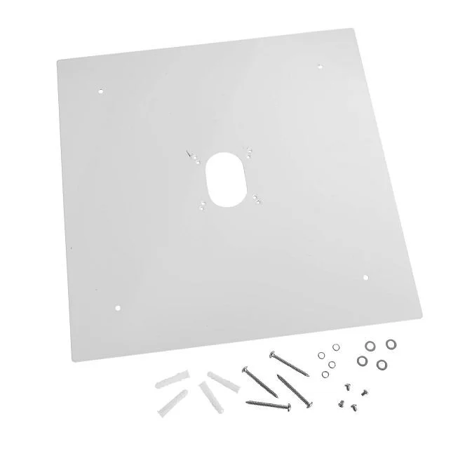 Mount back plate for canopy fixtures, white Included hardware for each fixture