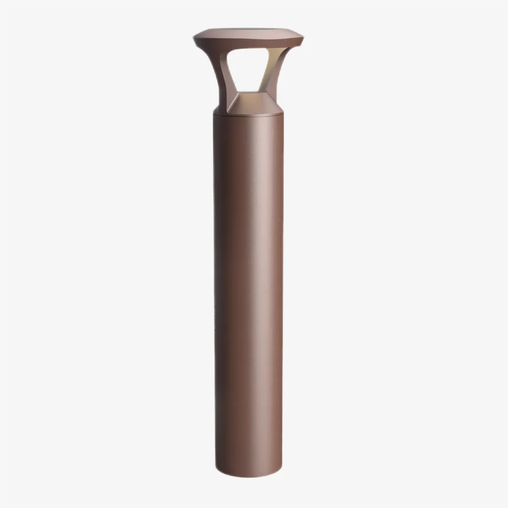 NBB LED Bollard, 14W|19W|24W Selectable, 3000K|4000K|5000K Selectable, 100-277V, Bronze|Silver|White...