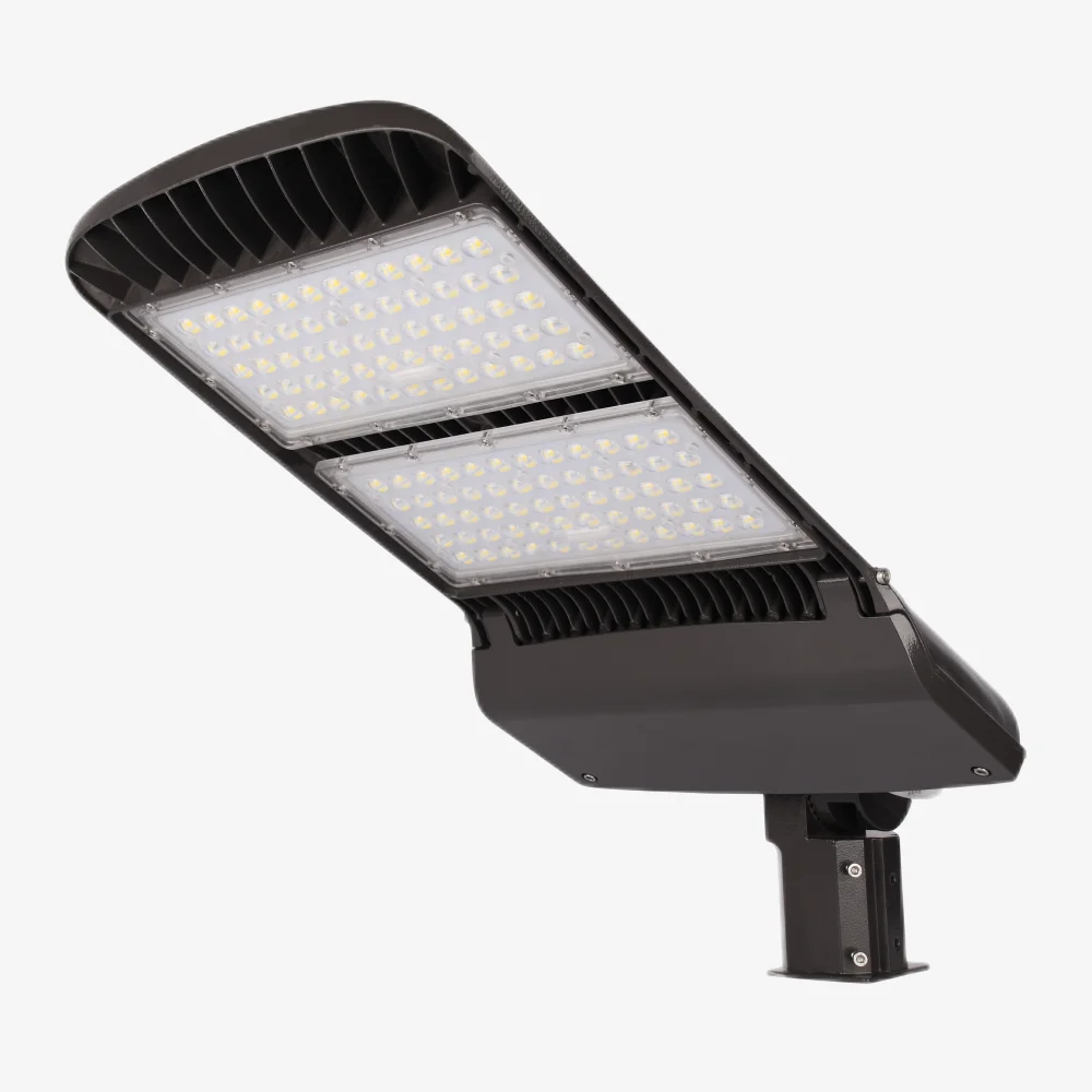 NBQL Series Area Light, 200/240/300 W Selectable, 3K/4K/5K Selectable, Bronze Finish