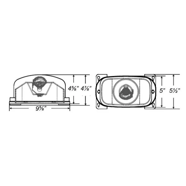 NEMA 4X Rated Outdoor LED Single Remote Head - view 2