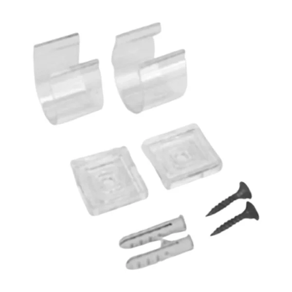 Neonflex Pro 360 Transparent Fully Closed Clips, Bag of 4