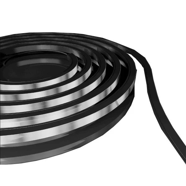 NeonFlex Pro-V Onyx RGBW, 24V DC, Top Bend, Black Neon