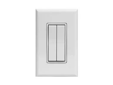 Network EnOcean/BLE 2.4GHz Double Rocker Kinetic Wall Switch, White
