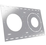 New Construction Plate for 4", 6", 8" Commercial Downlights