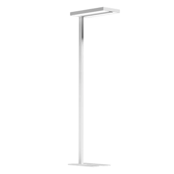 Office Floor Linear Human Centric Light, 100W, 2700K-5000K, Universal Dimming, Post Mount, White
