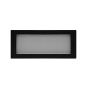 Open Face Plate Trim for LED Exterior Step Light