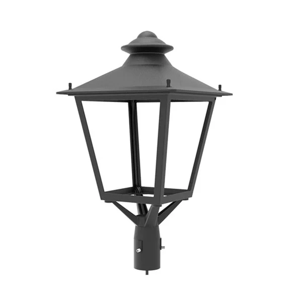 Garden Post Coach Light Selectable 60/80/100W 30/40/50K Type 5, Open Sides