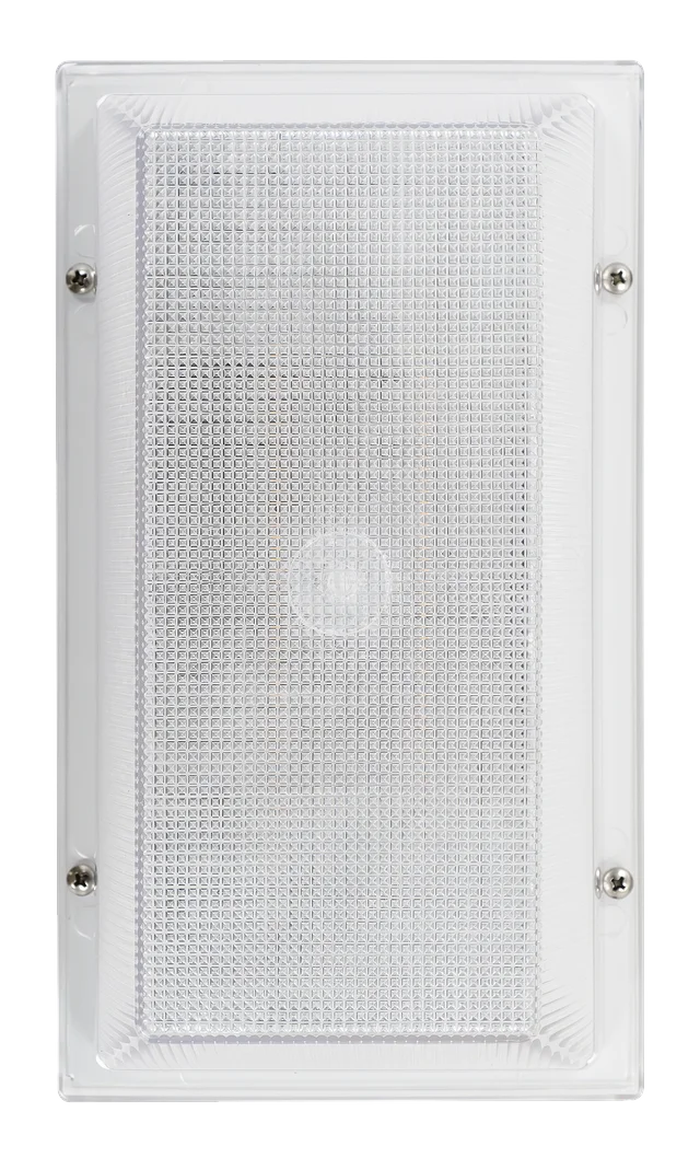 Outdoor Wall Pack, Rectangular, 12W, 968lm, 120V, 3CCT Selectable, White - view 2