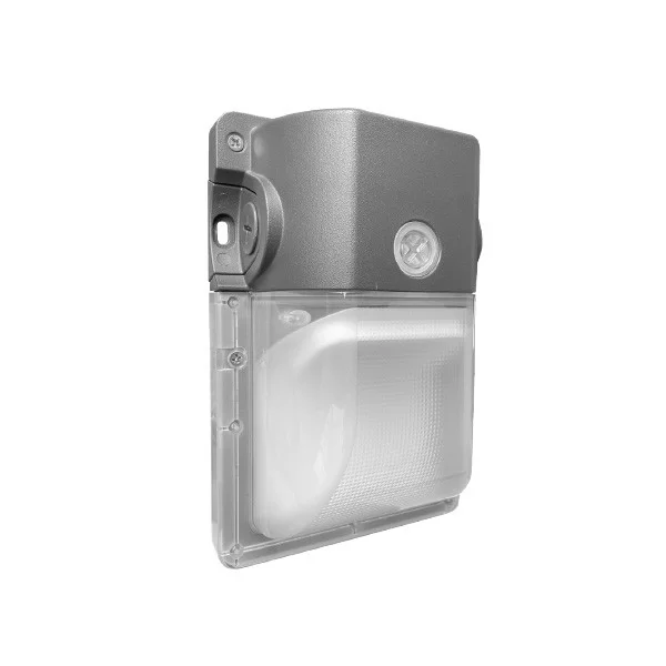 Outdoor Wallpack Cube, CCT & Wattage Selectable, Photocell Sensor